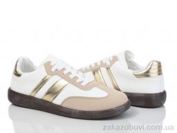 Кроссовки Violeta 20-1078-4 white-gold