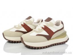 Кроссовки Violeta 149-63 beige-red