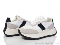 Кроссовки Violeta 20-1050 white-black