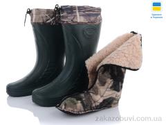 Чоботи з Піни Vladimir Крок Укр сапог с чулком Б 09 зелен