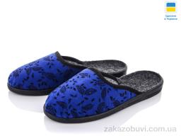 Тапки Vladimir Луцьк Укр шльопок синій листок 8