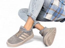 Кроссовки ARTO 179 сір.з. хутро