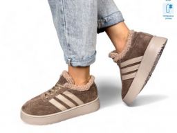 Кроссовки ARTO 179 кофе з. хутро