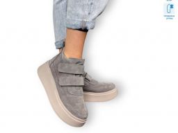 Ботинки ARTO 610 сір.з. хутро