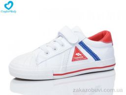 Кеды Comfort-baby 13100 білий-червоний