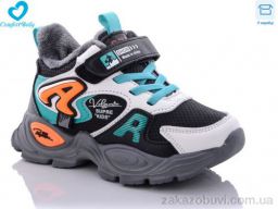 Кроссовки Comfort-baby 39368 чор-помар фліс