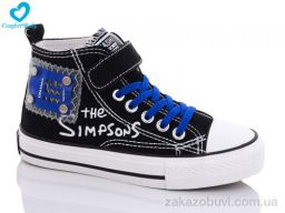 Кеды Comfort-baby 9111В чорно-синій