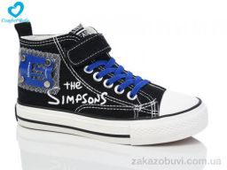 Кеды Comfort-baby 9111 чорн-синій