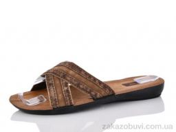 Шлепки DeMur 0004-8 коричневий