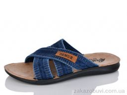 Шлепки DeMur Kot-3l blue