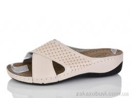 Шлепки DeMur 3001-1 beige