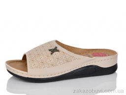 Шлепки DeMur 3001-8 beige