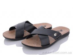 Шлепки DeMur MK2026-2-001-1 чорний