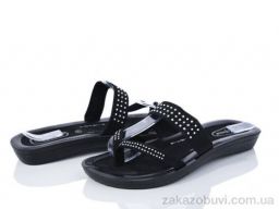 Шлепки DeMur 2024-040 чорний