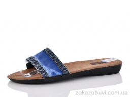 Шлепки DeMur 0004-6 синій