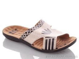 Шлепки DeMur BAdik-A-beige-black