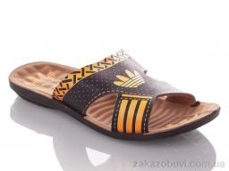 Шлепки DeMur BAdik-A-black-orange