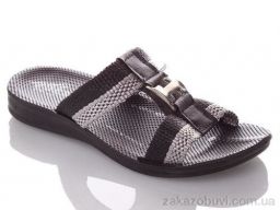 Шлепки DeMur BH-B-black-grey