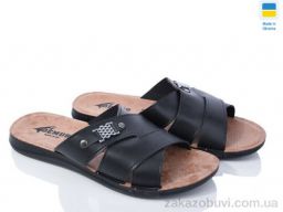 Шлепки DeMur MK2026-2-6007-1 чорний