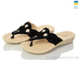 Шлепки DeMur 2024-047 black