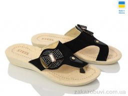 Шлепки DeMur 2024-046 black
