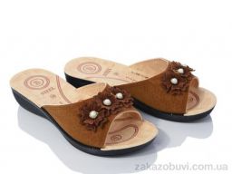 Шлепки DeMur 2024-052-6 beige