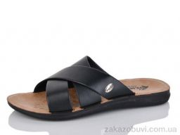 Шлепки DeMur MK2026-2-3333-1 чорний