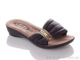 Шлепки DeMur G809B-black