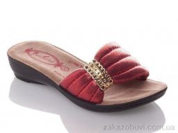 Шлепки DeMur G809B-red