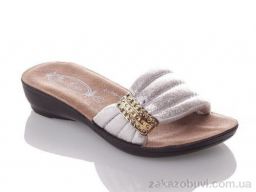 Шлепки DeMur G809B-silver