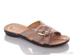 Шлепки DeMur GElena-N1A-beige