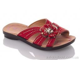 Шлепки DeMur GElena-N1A-red