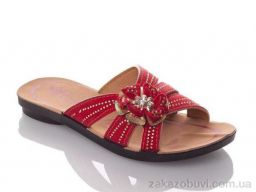 Шлепки DeMur GElena-N1B-red