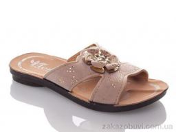 Шлепки DeMur GElena-N2A-beige