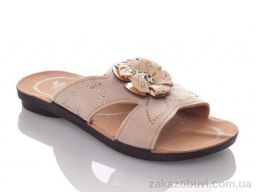 Шлепки DeMur GElena-N2B-beige