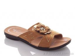 Шлепки DeMur GElena-N2B-brown