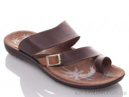 Шлепки DeMur M3878 brown