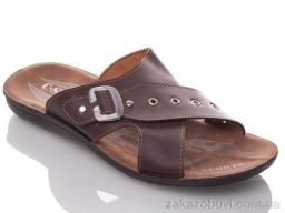 Шлепки DeMur M3897 brown