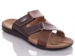 Шлепки DeMur MK2026-2-6842 brown-camel