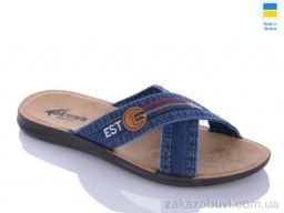 Шлепки DeMur MD2026-1-3133 синій батал