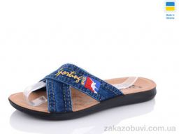 Шлепки DeMur MD2026-2-2136 синій