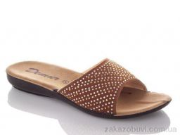 Шлепки DeMur W3050-camel