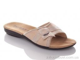 Шлепки DeMur W3053-beige
