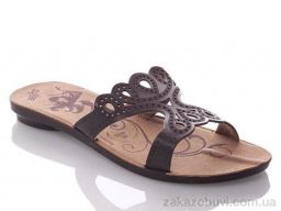 Шлепки DeMur W6208-black