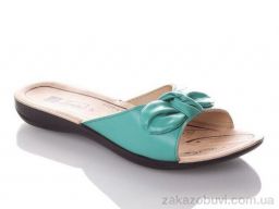Шлепки DeMur W7147-green