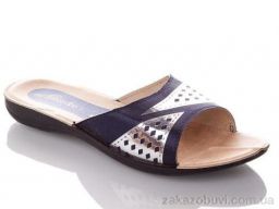 Шлепки DeMur W7149-blue