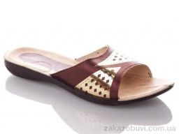 Шлепки DeMur W7149-brown