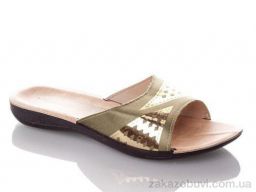 Шлепки DeMur W7149-green