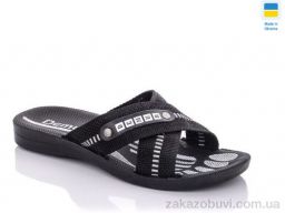 Шлепки DeMur TRK2026-2-чорний ST