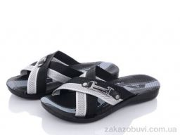 Шлепки DeMur TRK2026-2-008 чорний